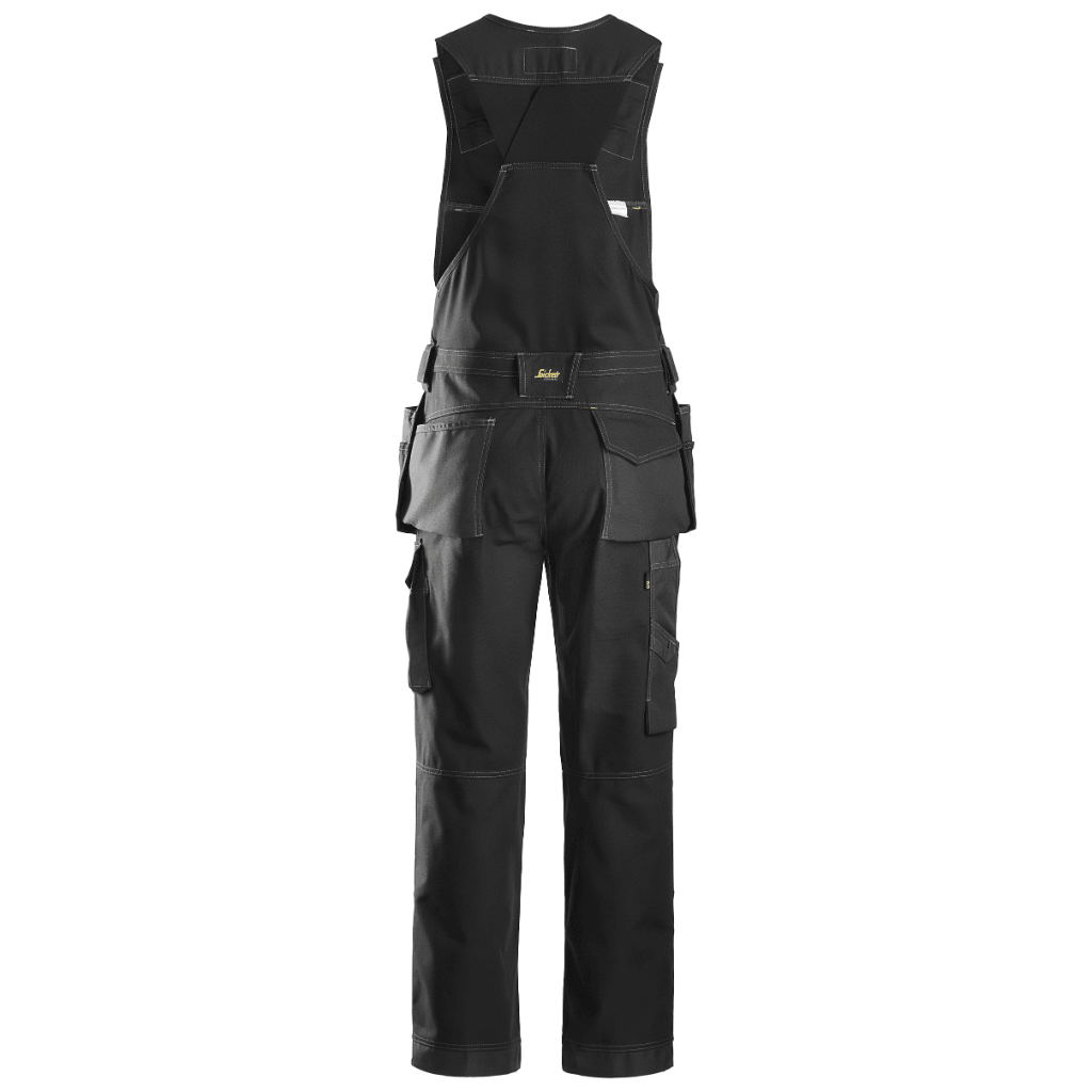 Salopette avec poches holster, Canvas+ 0214 noir - OFFICINA.shop