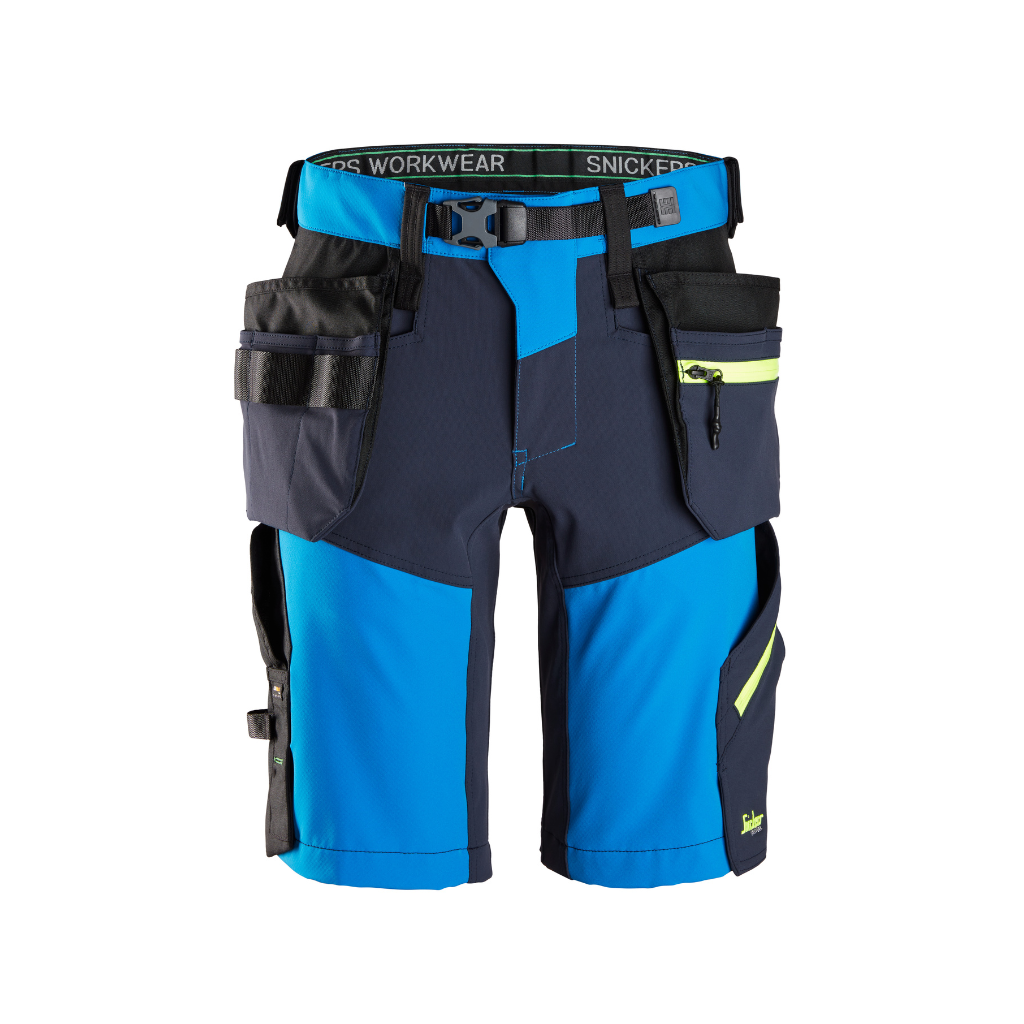Short en tissu extensible Softshell avec poches holster - FlexiWork 6140 - OFFICINA.shop