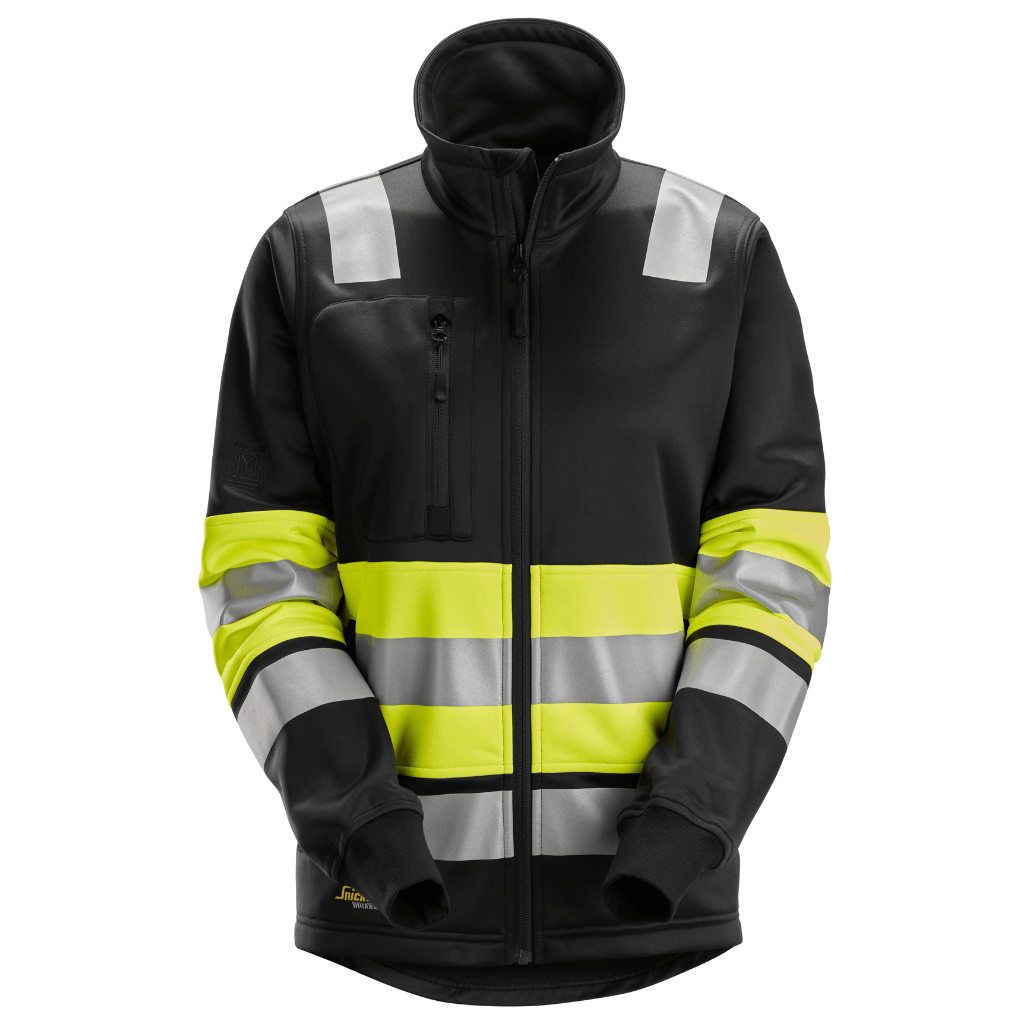 Veste pour femme avec fermeture à glissière pleine longueur haute visibilité Classe 1 - 8077 - OFFICINA.shop