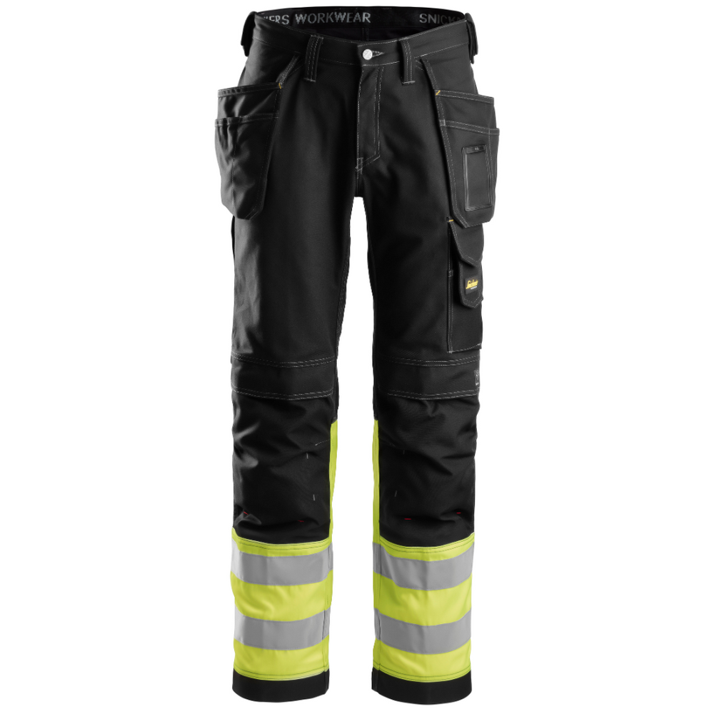 Pantalon en coton haute visibilité avec poches holster, Classe 1 - 3235 - OFFICINA.shop
