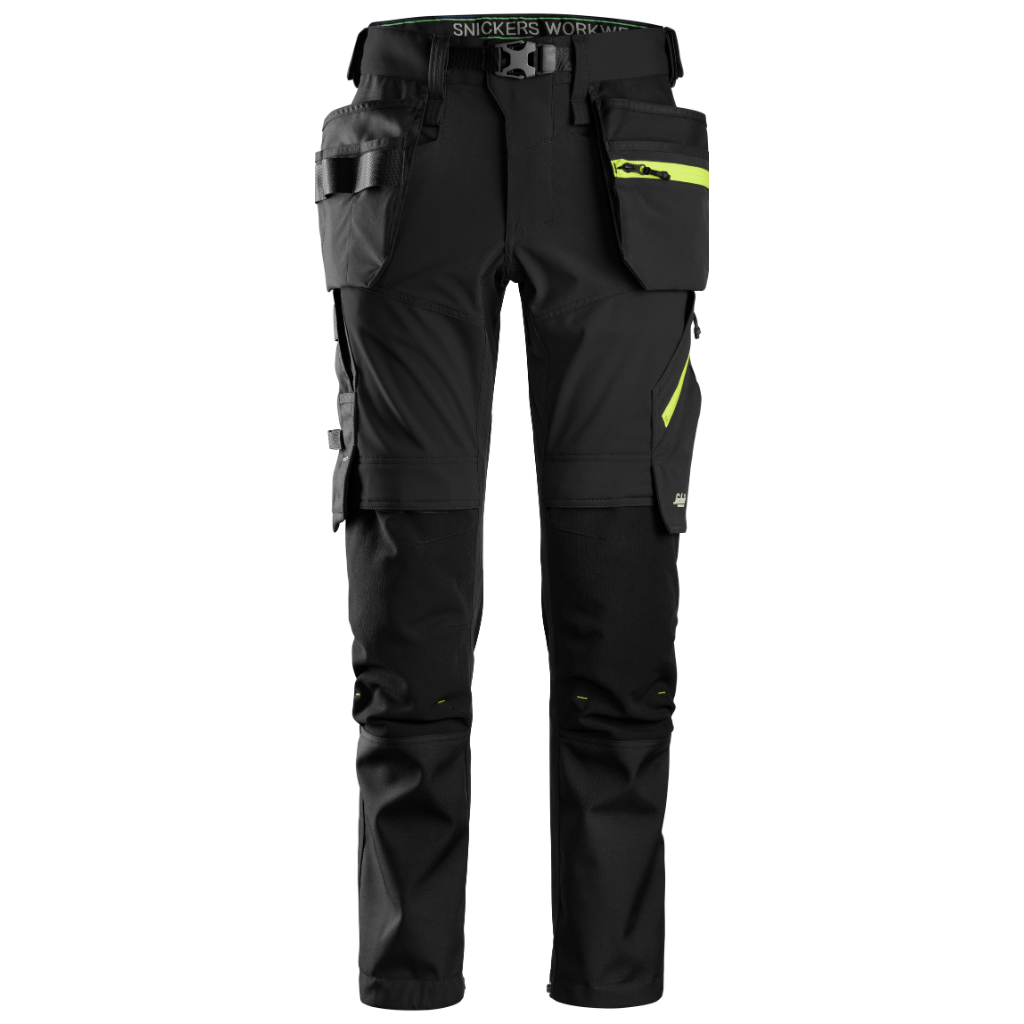 Pantalon en tissu extensible Softshell avec poches holster - FlexiWork 6940 - OFFICINA.shop