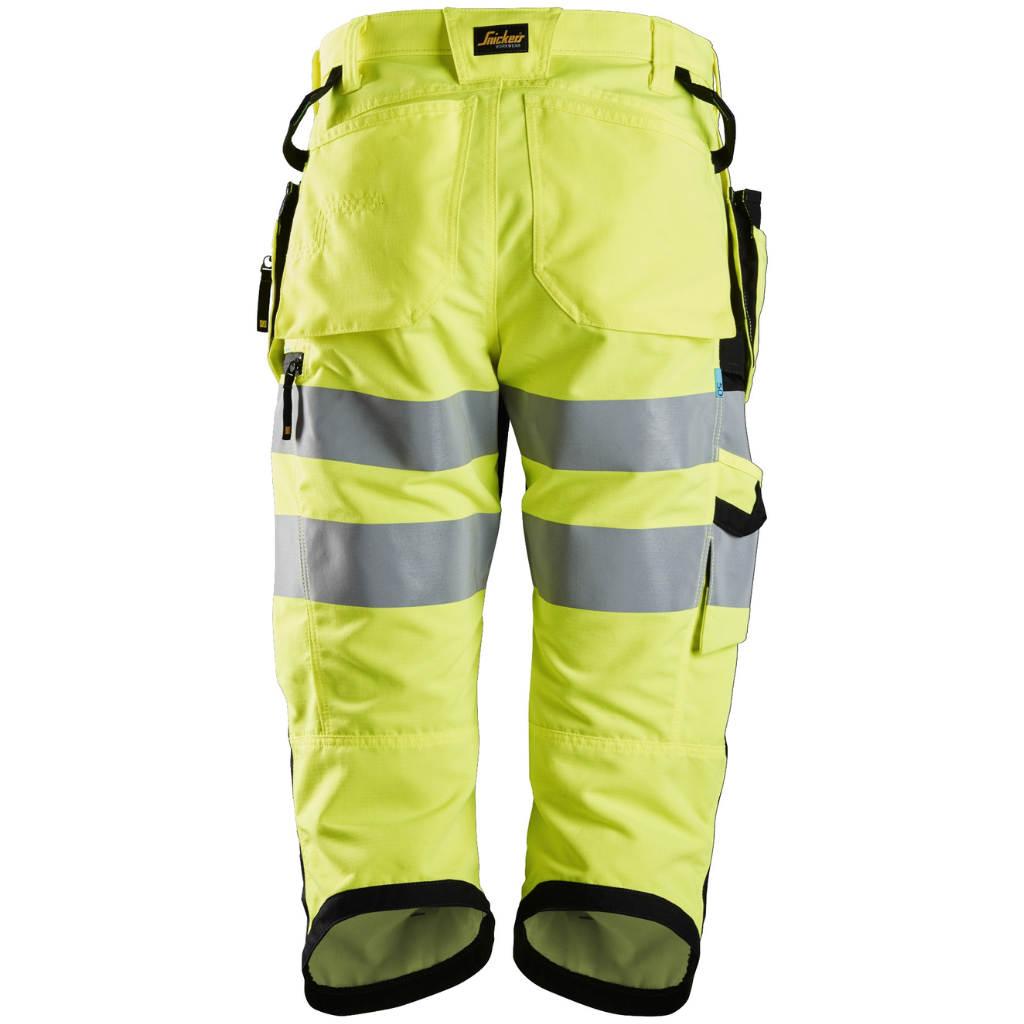 Pantacourt+ haute visibilité avec poches holster, Classe 2 - LiteWork 6134 - OFFICINA.shop