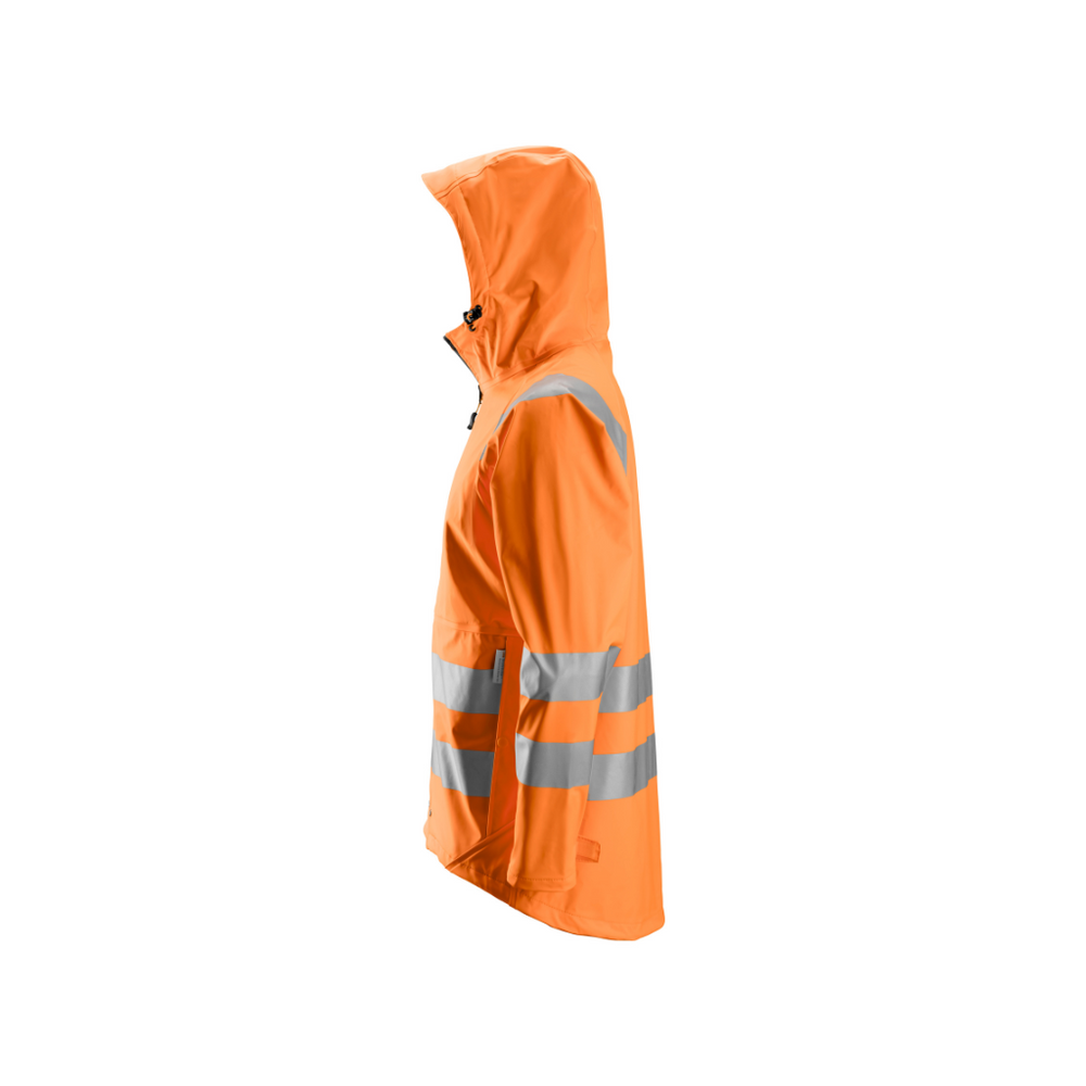 Veste de pluie PU haute visibilité, Classe 3 - 8233 - OFFICINA.shop