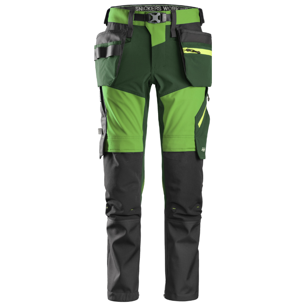 Pantalon en tissu extensible Softshell avec poches holster - FlexiWork 6940 - OFFICINA.shop