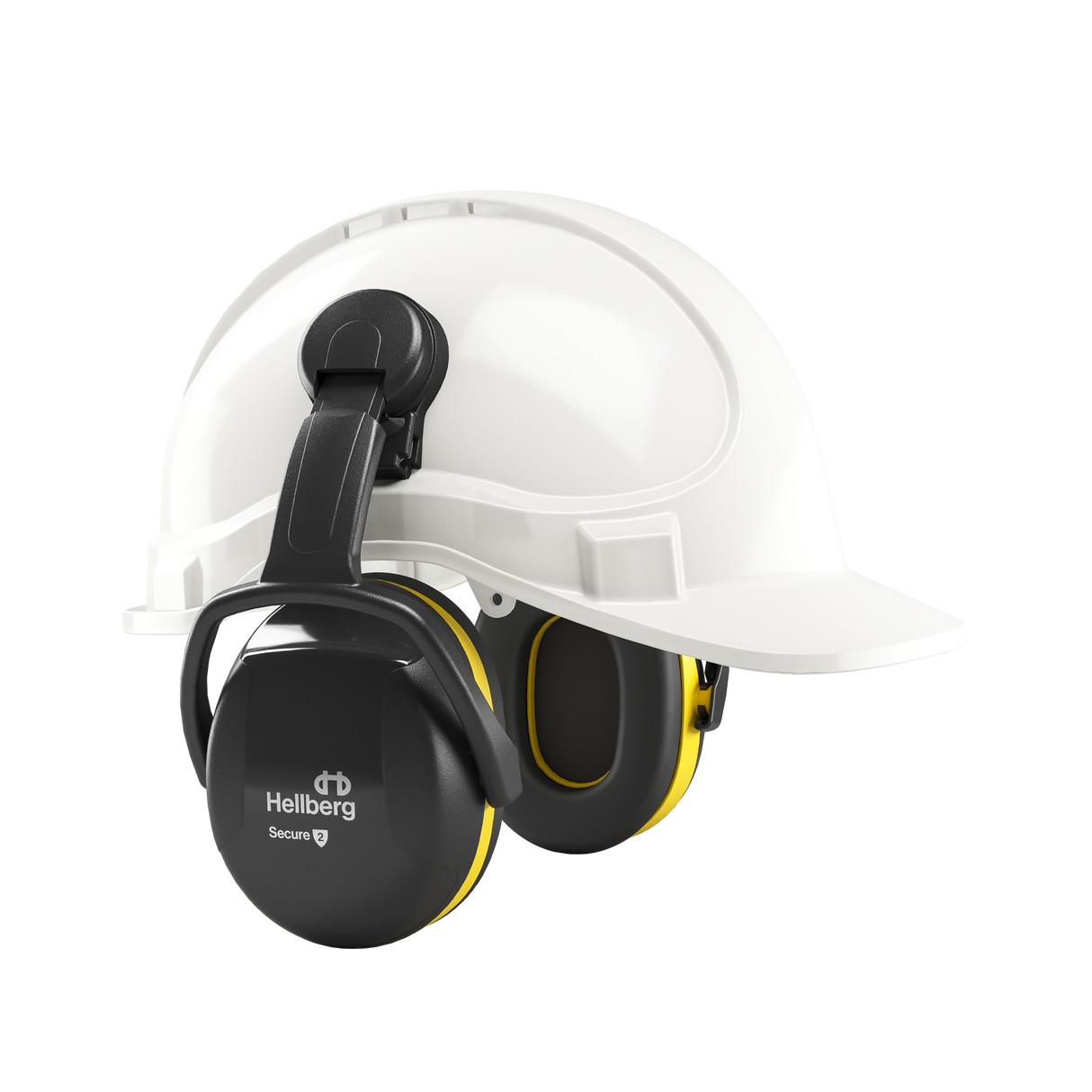 Casque anti-bruit Hellberg avec fixation de casque Secure 2 - OFFICINA.shop