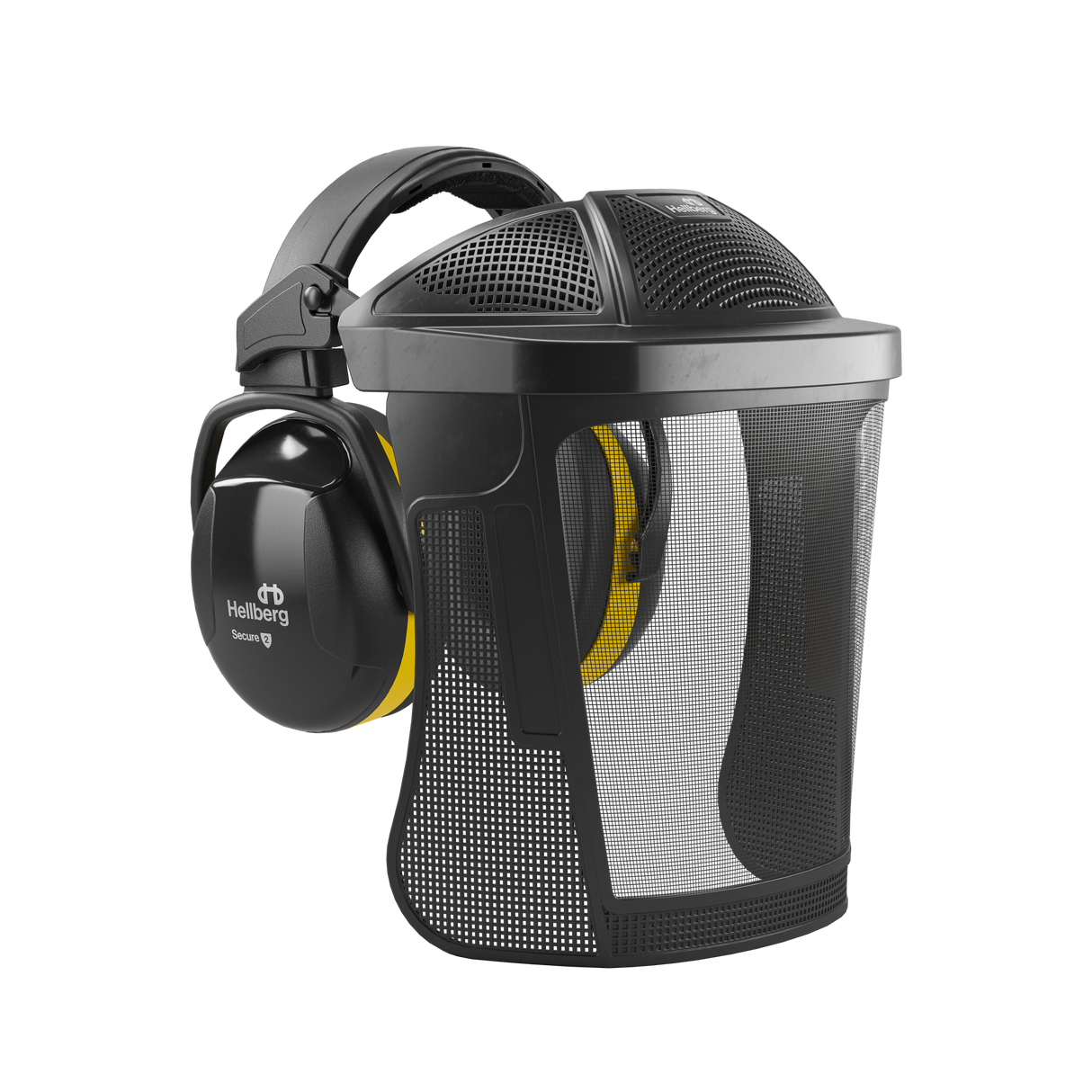 Casque anti-bruit SECURE 2 + visière Safe nylon mesh - OFFICINA.shop