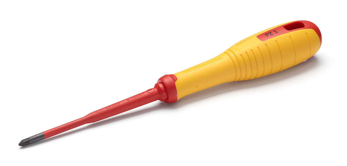 Tournevis Pozidriv VDE — PZ 1 x 100 VDE (Hultafors, réf. 446015)