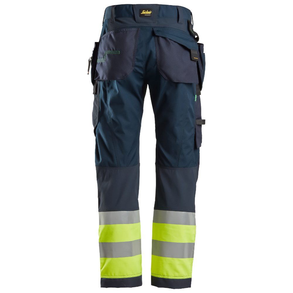 Pantalon+ avec poches holster, haute visibilité, Classe 1 - FlexiWork 6931 - OFFICINA.shop