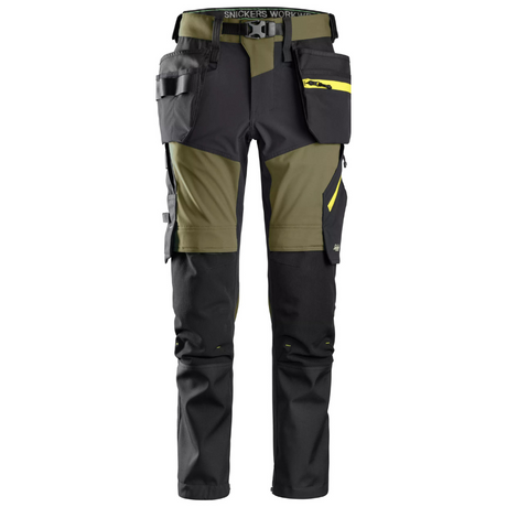 Pantalon en tissu extensible Softshell avec poches holster - FlexiWork 6940 - OFFICINA.shop