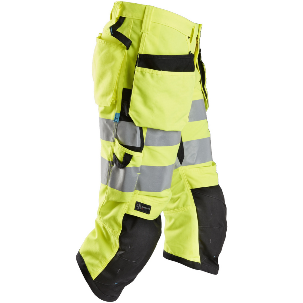 Pantacourt+ haute visibilité avec poches holster, Classe 2 - LiteWork 6134 - OFFICINA.shop