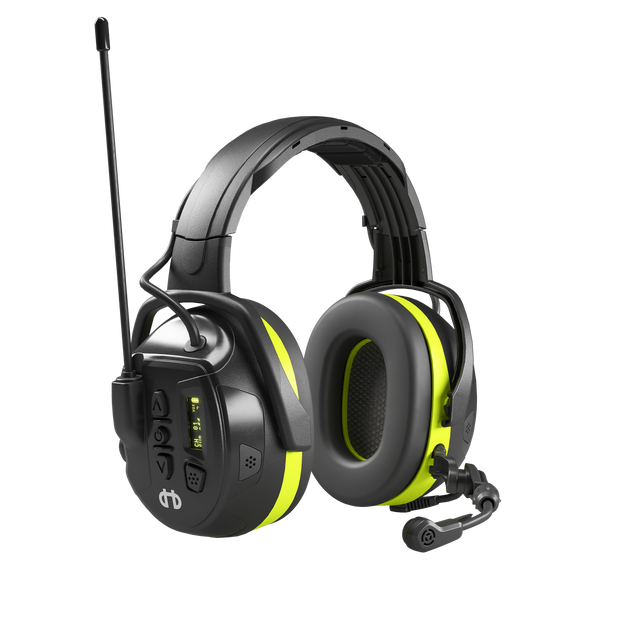 Casque protecteur auditif avec radio de communication Local 446 HELLBERG 85001-001 - OFFICINA.shop