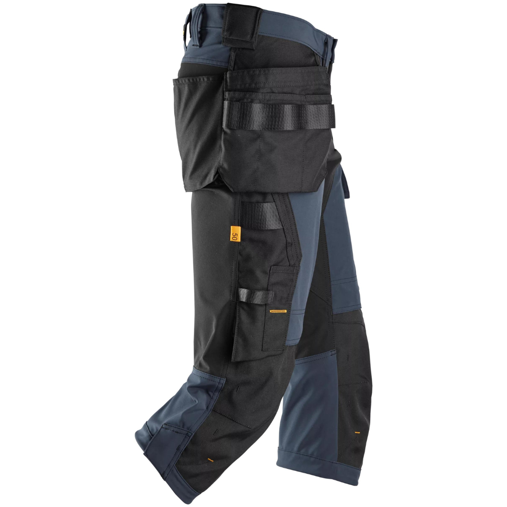 Pantacourt en tissu extensible dans 4 directions avec poches holster - AllroundWork 6178 - OFFICINA.shop