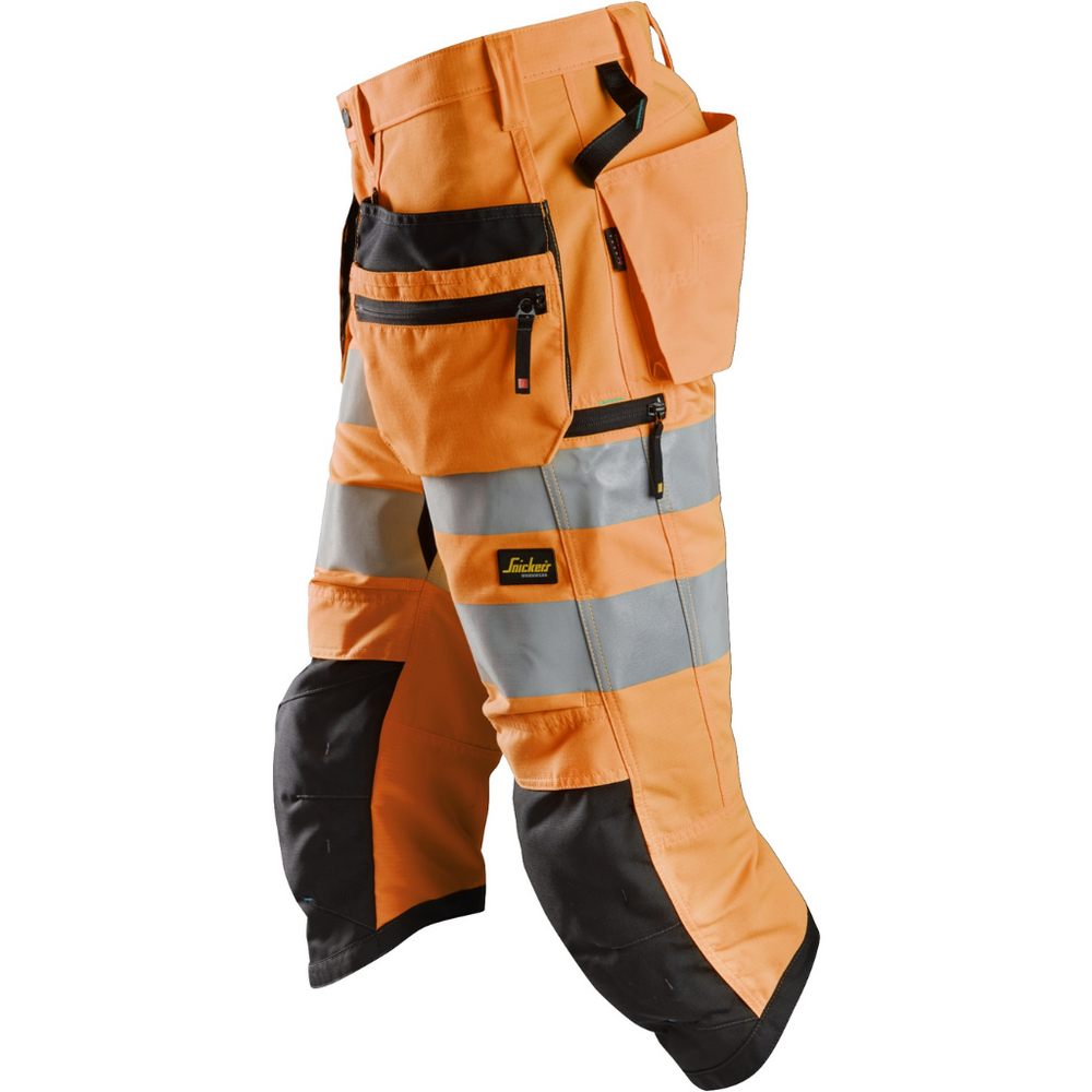 Pantacourt+ haute visibilité avec poches holster, Classe 2 - LiteWork 6134 - OFFICINA.shop