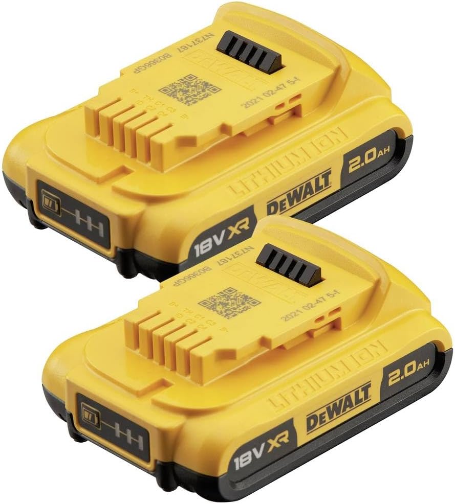 Kit de 2 batteries XR 18V / 2Ah — DeWalt DCB183D2