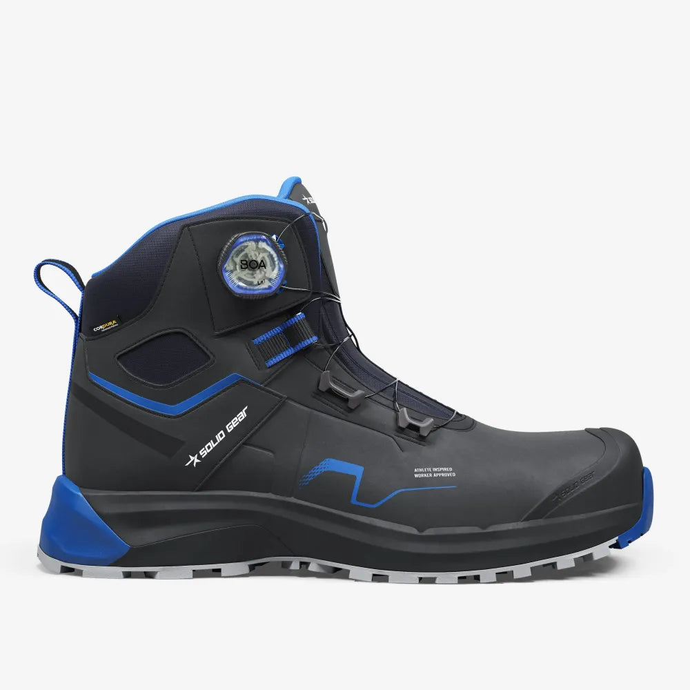 Solid Gear Sonar Mid Blue - Chaussure de sécurité mi-haute S3S