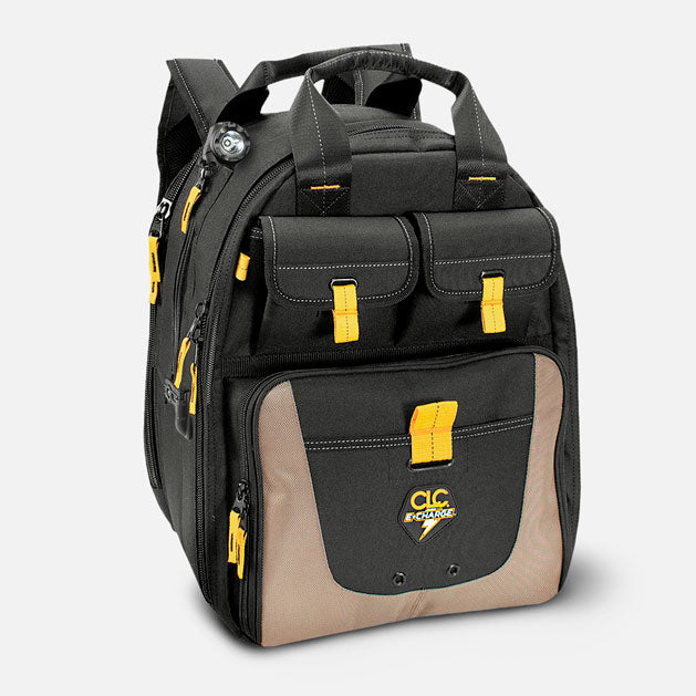 Sac à dos pour outils, avec éclairage LED et E-Charge USB - OFFICINA.shop