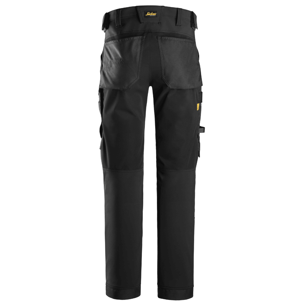 Pantalon Noir en tissu extensible dans 4 directions - AllroundWork 6375 - OFFICINA.shop