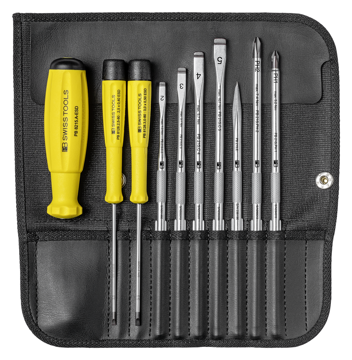 Jeu de tournevis ESD en trousse - PB 8215.ESD