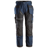 Pantalon Bleu foncé de travail avec poches holster, Canvas+ RuffWork 6214 - OFFICINA.shop