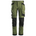 Pantalon khaki vert en tissu extensible avec poches holster - AllroundWork 6241 - OFFICINA.shop