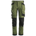 Pantalon khaki vert en tissu extensible avec poches holster - AllroundWork 6241 - OFFICINA.shop