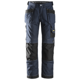 Pantalon d’artisan Bleu foncé avec poches holster, Rip-Stop - 3213 - OFFICINA.shop