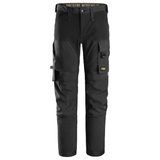 Pantalon Noir en tissu extensible dans 4 directions - AllroundWork 6375 - OFFICINA.shop