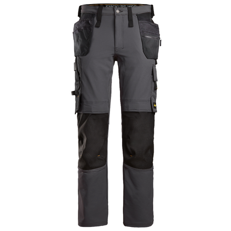 Pantalon Gris en tissu extensible avec poches holster - AllroundWork 6271 - OFFICINA.shop