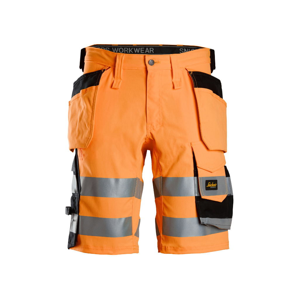 Short WrightFits Short De Travail Homme WRIGHT FITS - Cargo Multi-Poches - Triple Couture - Noir/Gris/Kaki WRIGHT FITS Poches Holster