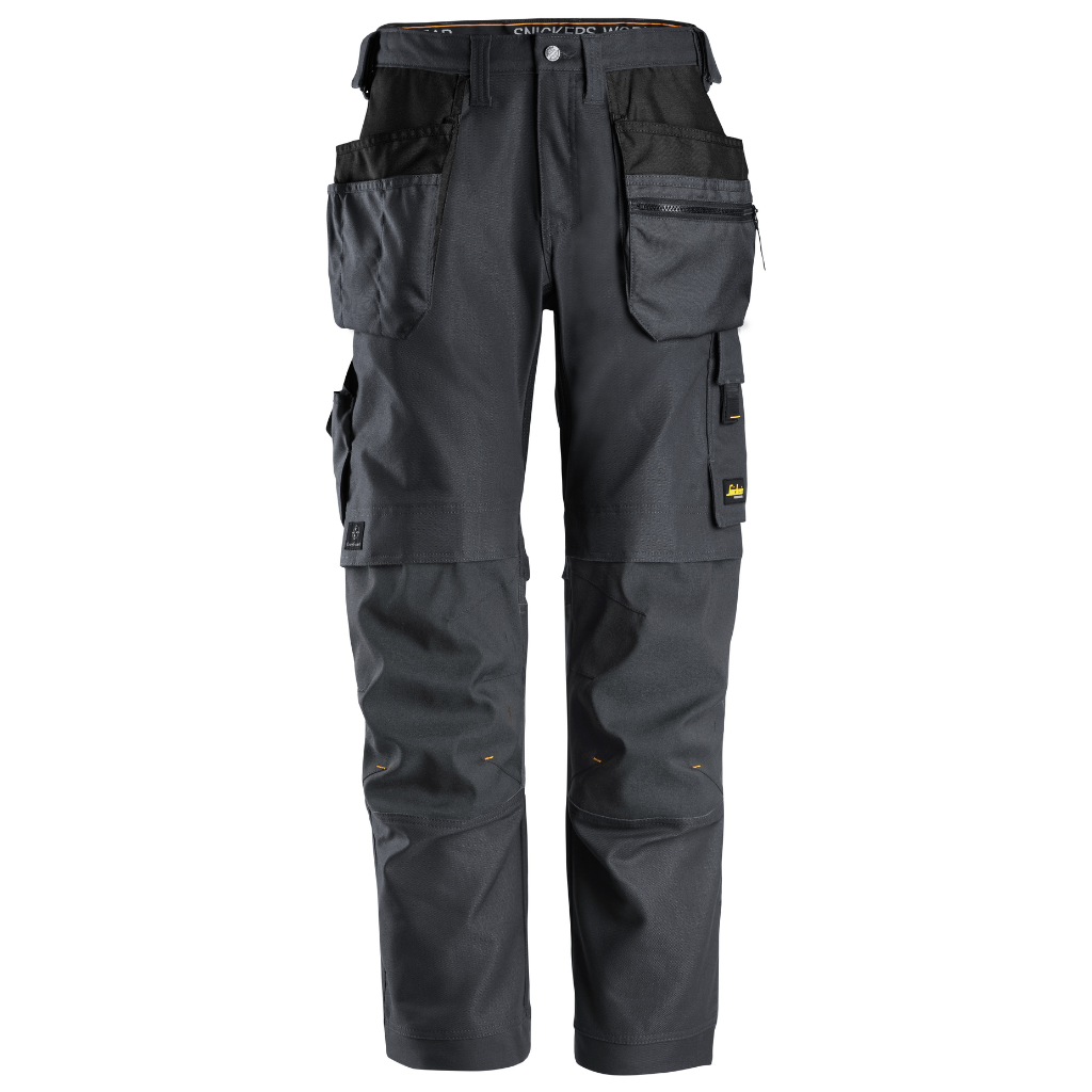 Pantalon Gris de travail avec poches holster, Canvas+ 6224 - OFFICINA.shop