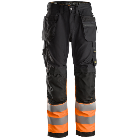 Pantalon+ haute visibilité avec poches holster, Classe 1 - AllroundWork 6233 - OFFICINA.shop