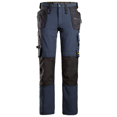 Pantalon Bleu foncé en tissu extensible avec poches holster - AllroundWork 6271 - OFFICINA.shop