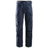 Pantalon de service Bleu foncé avec poches pour genouillères - 6801 - OFFICINA.shop