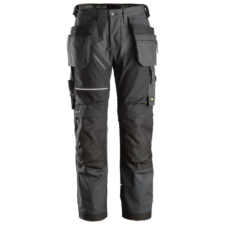 Pantalon Gris foncé de travail avec poches holster, Canvas+ RuffWork 6214 - OFFICINA.shop