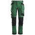 Pantalon Vert en tissu extensible avec poches holster - AllroundWork 6241 - OFFICINA.shop