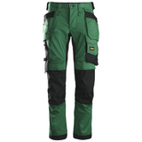 Pantalon Vert en tissu extensible avec poches holster - AllroundWork 6241 - OFFICINA.shop