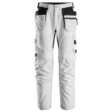 Pantalon Blanc de travail avec poches holster, Canvas+ 6224 - OFFICINA.shop