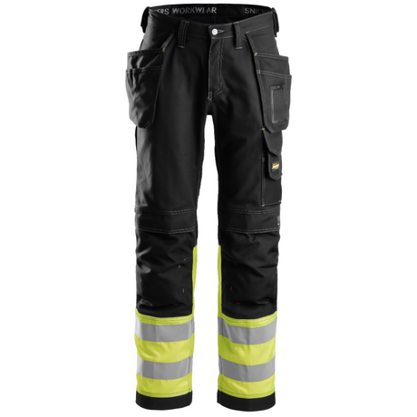 Pantalon en coton haute visibilité avec poches holster, Classe 1 - 3235 - OFFICINA.shop