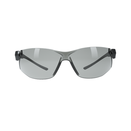 Lunettes de sécurité transparents Hellberg Oganesson Smoke 27614-091 - OFFICINA.shop