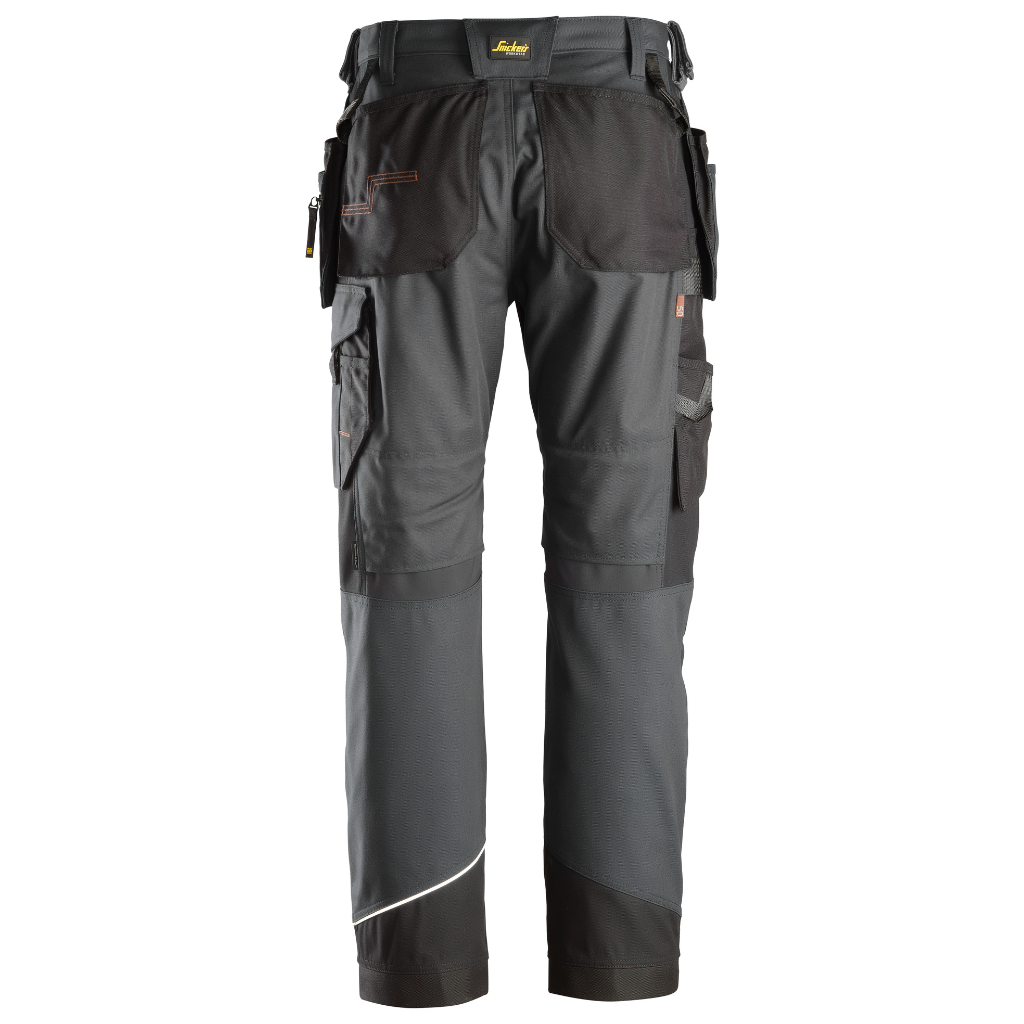 Pantalon Gris foncé de travail avec poches holster, Canvas+ RuffWork 6214 - OFFICINA.shop