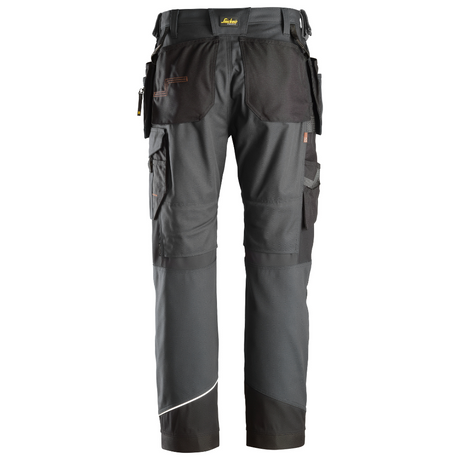 Pantalon Gris foncé de travail avec poches holster, Canvas+ RuffWork 6214 - OFFICINA.shop