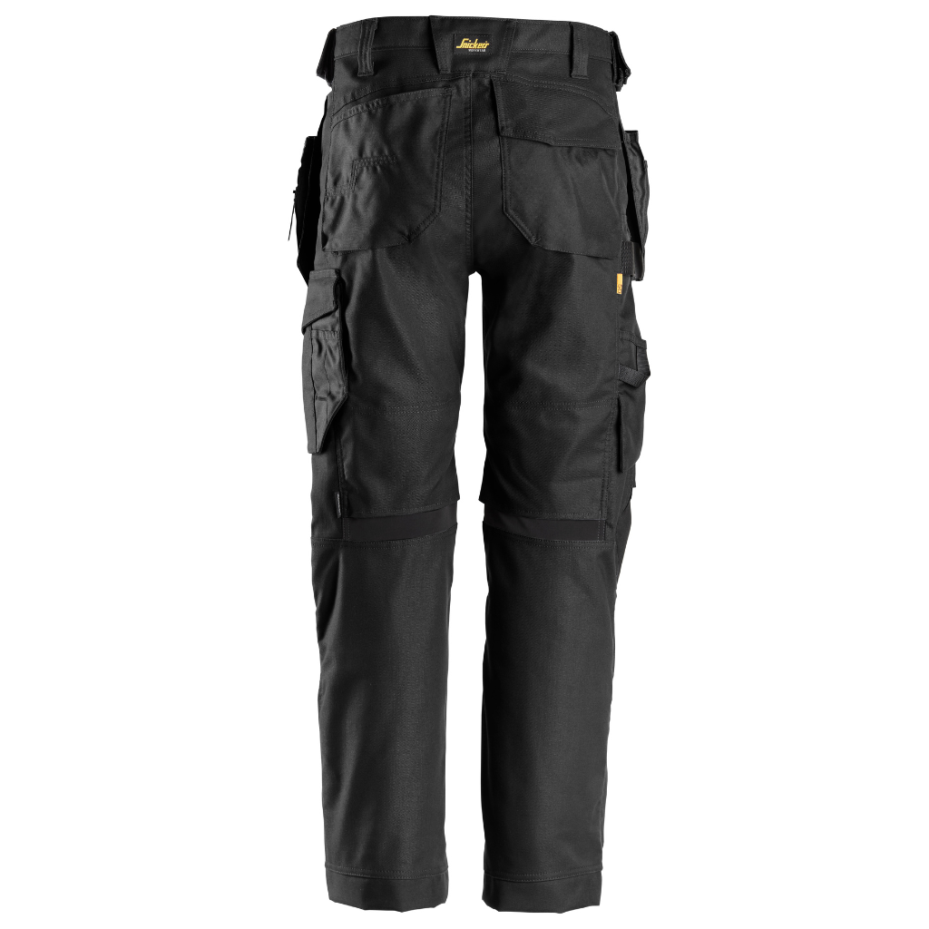 Pantalon Noir de travail avec poches holster, Canvas+ - 6224 - OFFICINA.shop