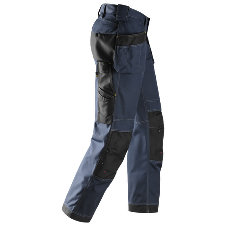 Pantalon d’artisan Bleu foncé avec poches holster, Rip-Stop - 3213 - OFFICINA.shop