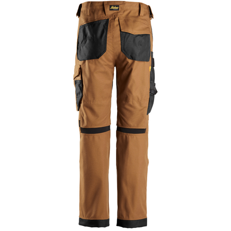 Pantalon Brun de travail en tissu extensible, Canvas+ AllroundWork 6324 - OFFICINA.shop