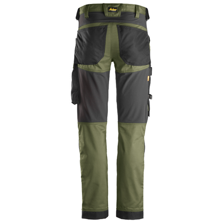 Pantalon Khaki vert en tissu extensible - AllroundWork 6341 - OFFICINA.shop