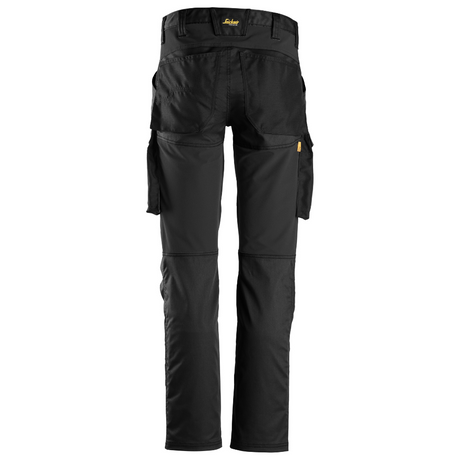 Pantalon Noir sans poches pour genouillères - AllroundWork 6803 - OFFICINA.shop