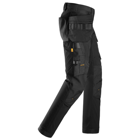 Pantalon Noir en tissu extensible dans 4 directions avec poches holster - AllroundWork 6275 - OFFICINA.shop