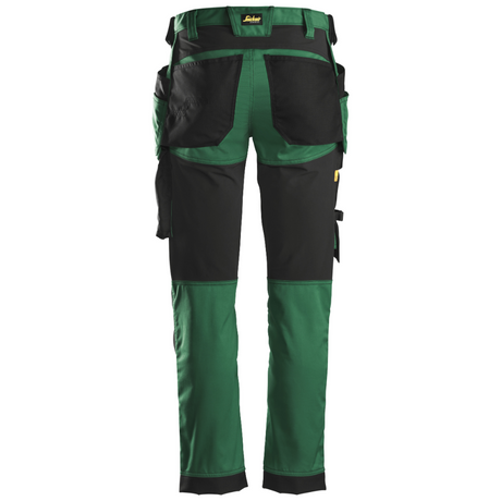 Pantalon Vert en tissu extensible avec poches holster - AllroundWork 6241 - OFFICINA.shop