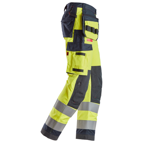 Pantalon de travail avec poches holster, haute visibilité, Classe 2 - ProtecWork 6261 - OFFICINA.shop