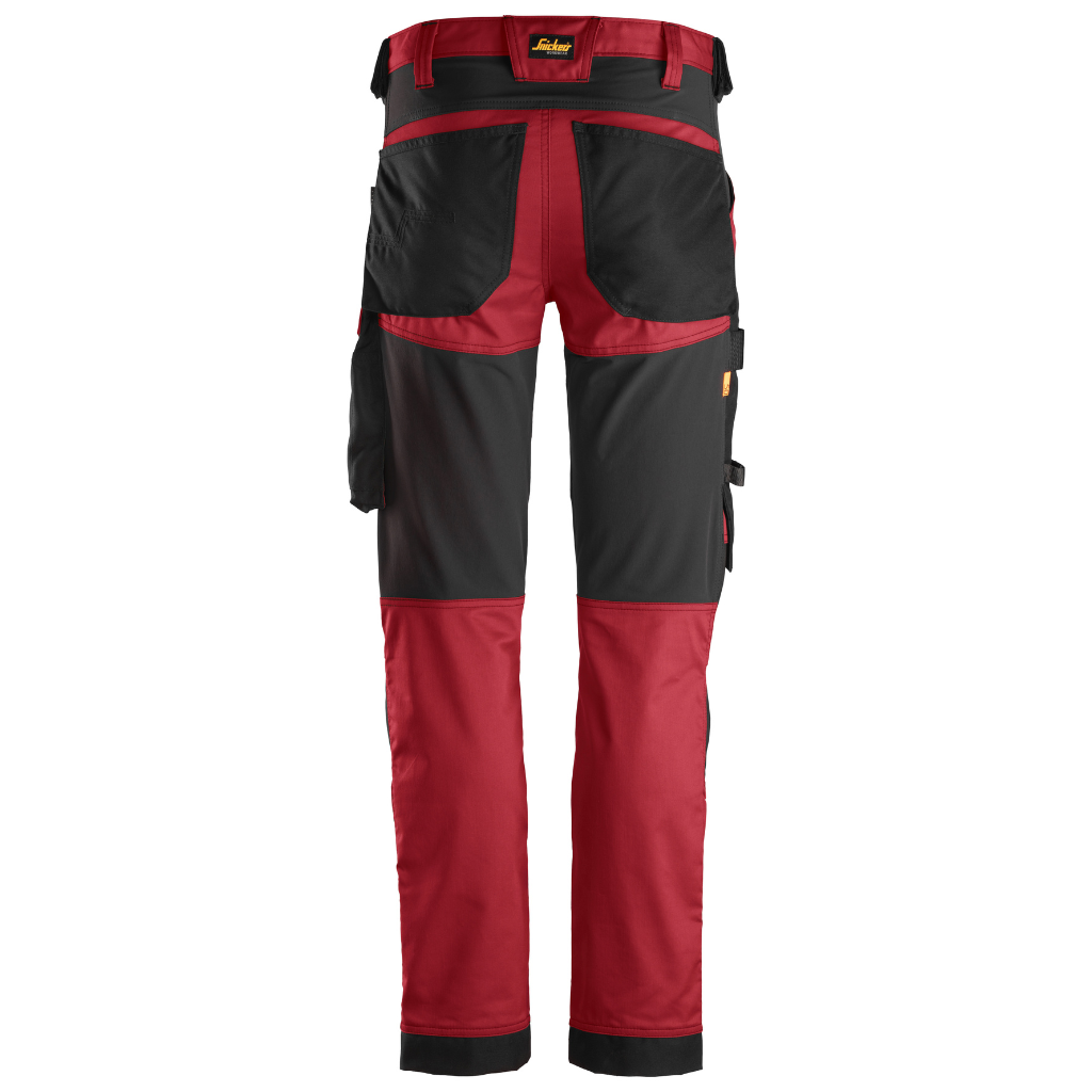 Pantalon Rouge en tissu extensible - AllroundWork 6341 - OFFICINA.shop